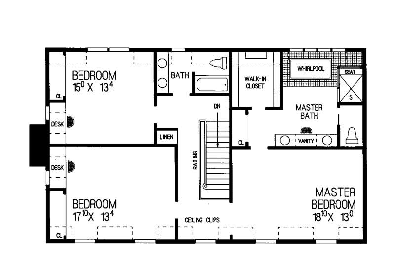 SECOND LEVEL FLOOR PLAN