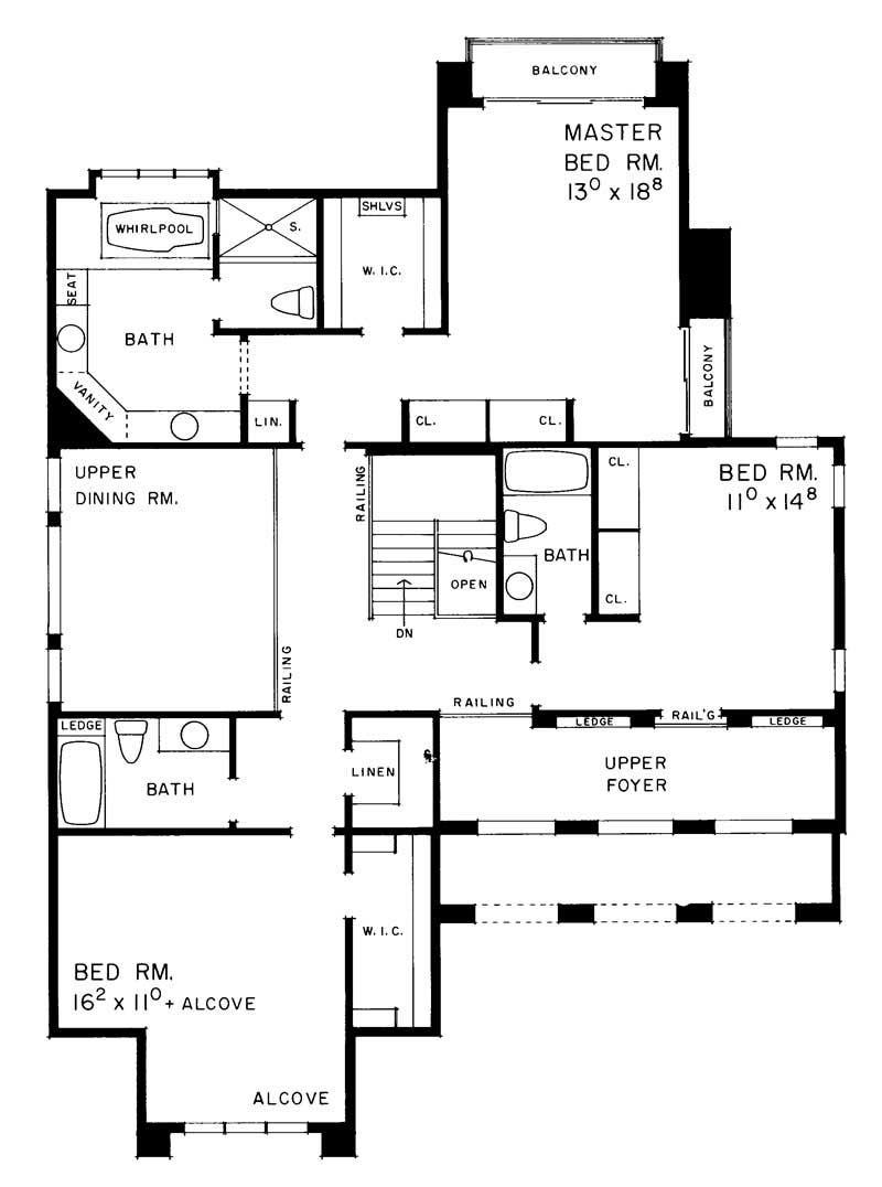 SECOND FLOOR PLAN