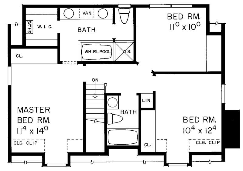 SECOND FLOOR PLAN