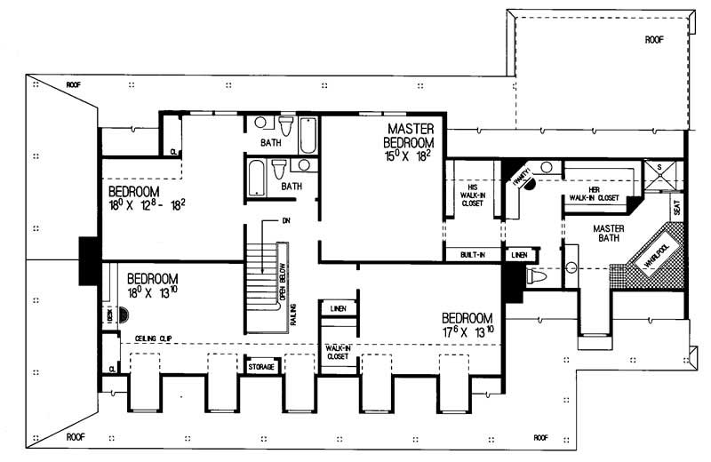 SECOND LEVE FLOOR PLAN