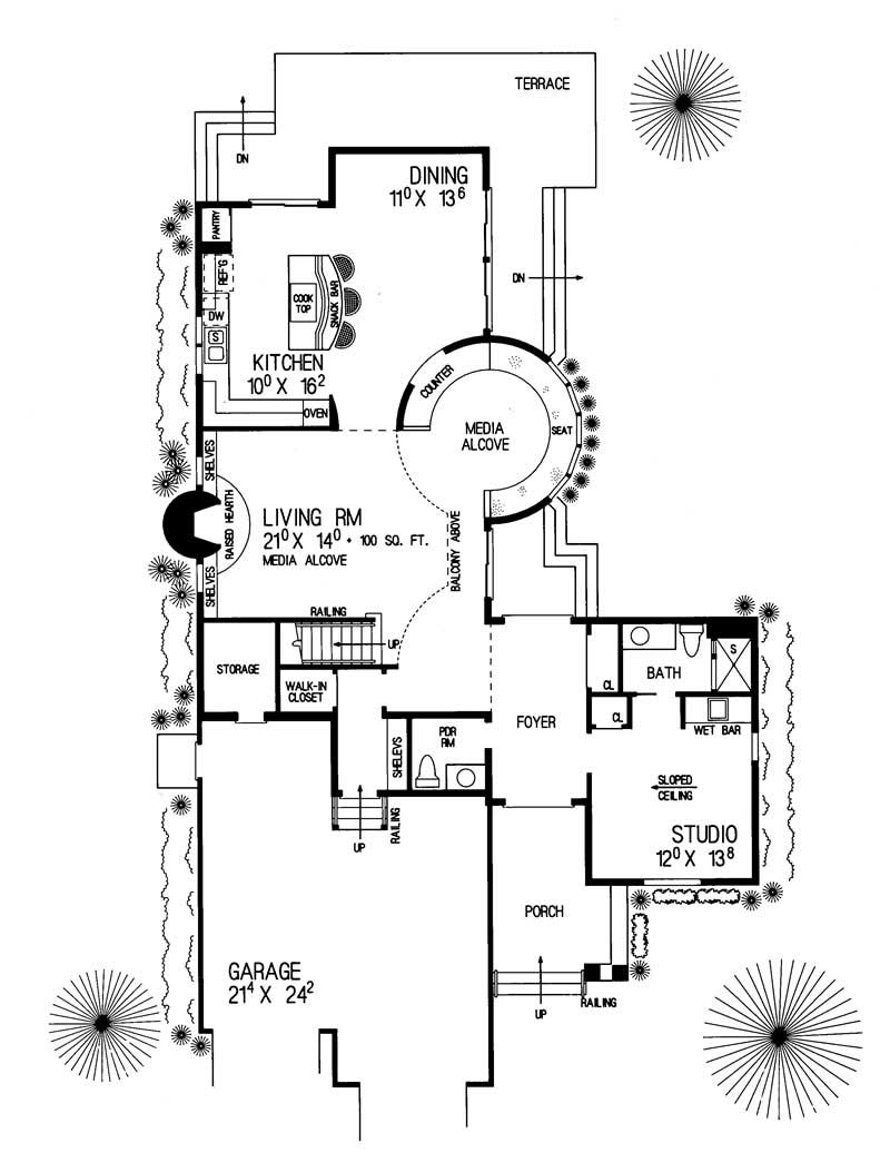 MAIN LEVEL FLOOR PLAN