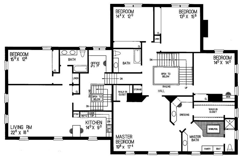 SECOND FLOOR PLAN