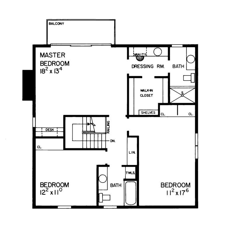 SECOND FLOOR PLAN