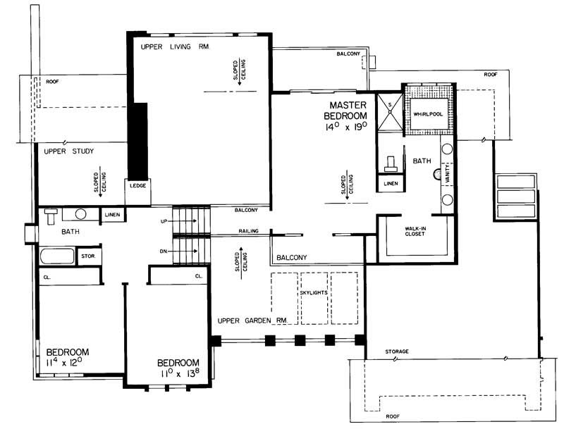 UPPER LEVEL FLOOR PLAN