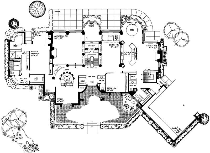 MAIN LEVEL FLOOR PLAN