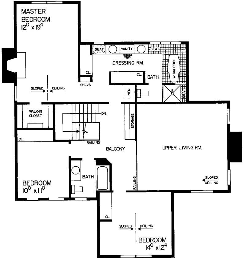 SECOND FLOOR PLAN