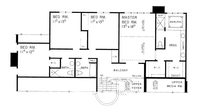 SECOND FLOOR PLAN
