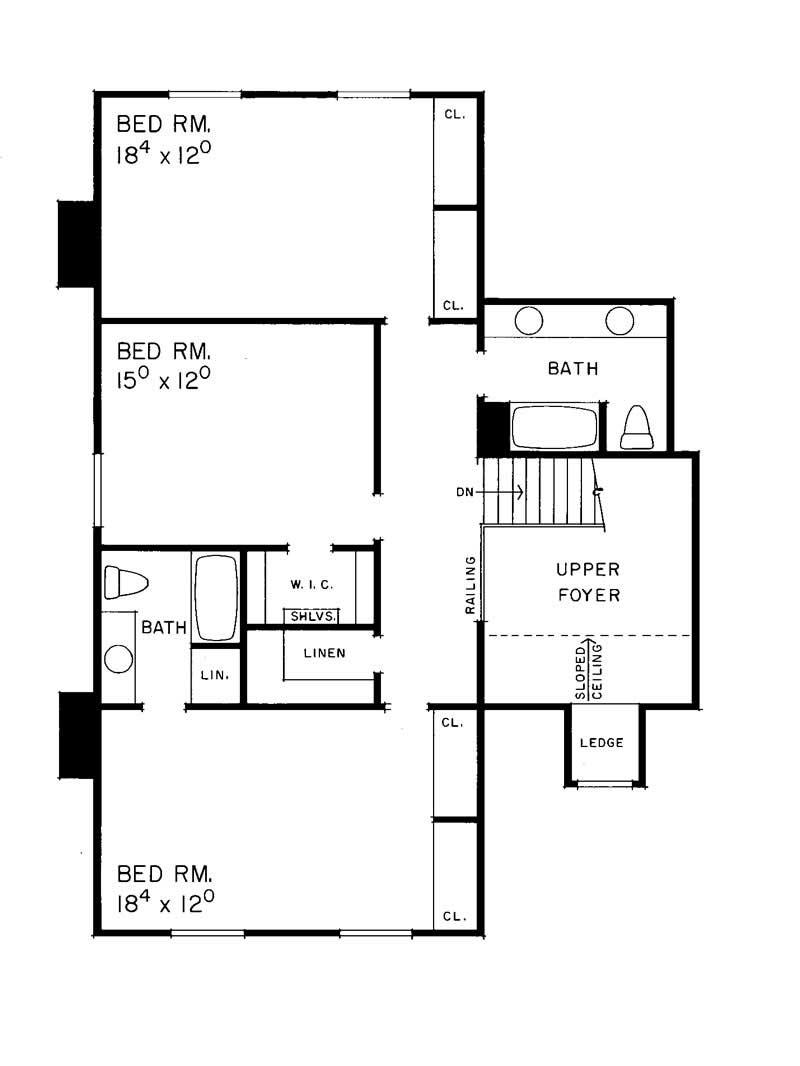 SECOND FLOOR PLAN