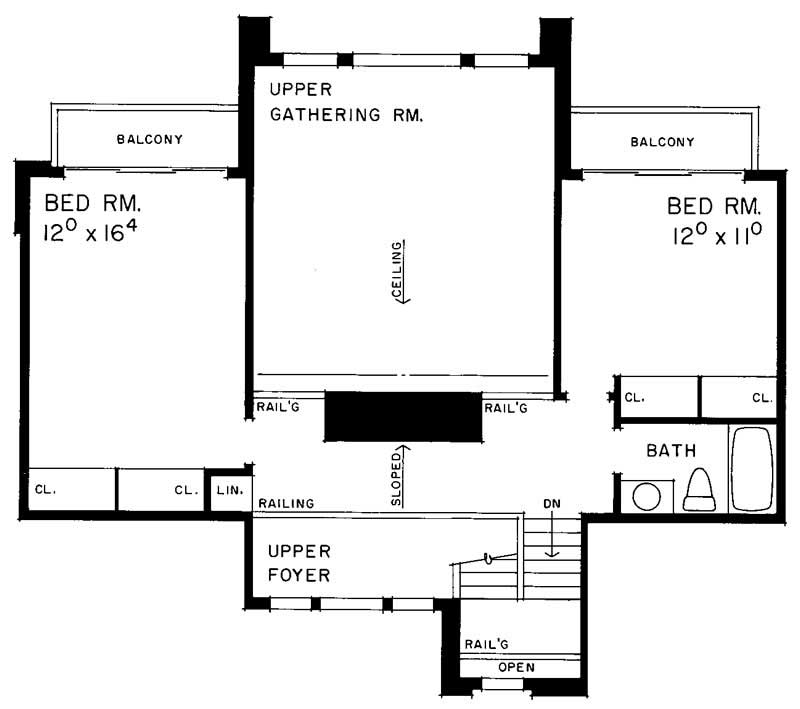 SECOND FLOOR PLAN
