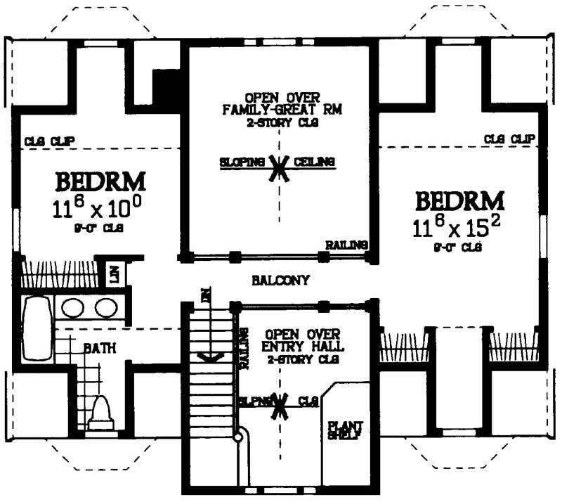 SECOND FLOOR PLAN