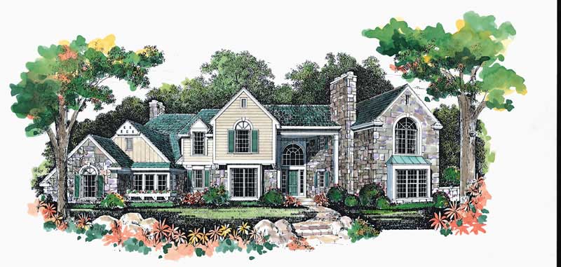 4-Bedroom, 3645 Sq Ft Contemporary Home Plan - 137-1394 - Main Exterior