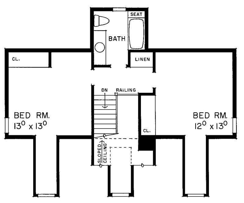 SECOND FLOOR PLAN
