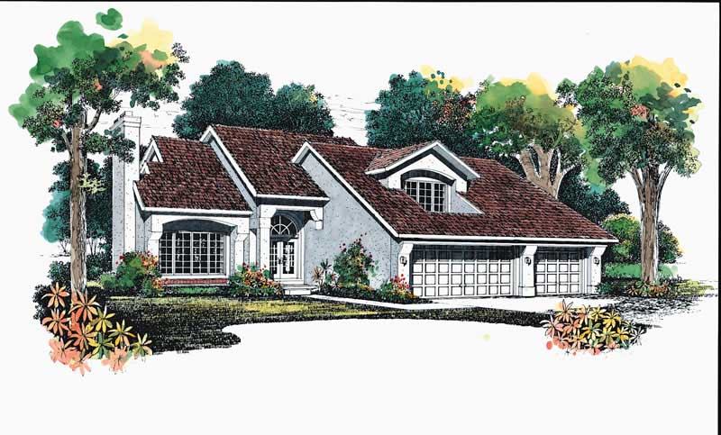 3-Bedroom, 2260 Sq Ft Contemporary Home Plan - 137-1397 - Main Exterior