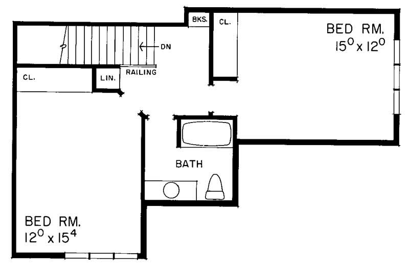 SECOND FLOOR PLAN