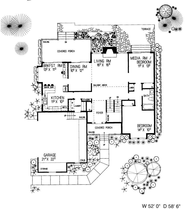 MAIN LEVEL FLOOR PLAN