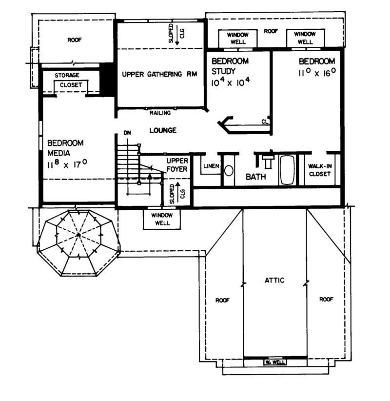 SECOND LEVEL FLOOR PLAN