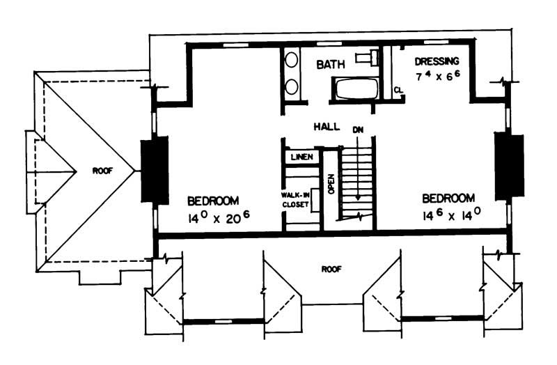 THIRD LEVEL FLOOR PLAN