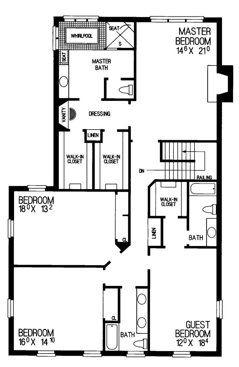 SECOND FLOOR PLAN