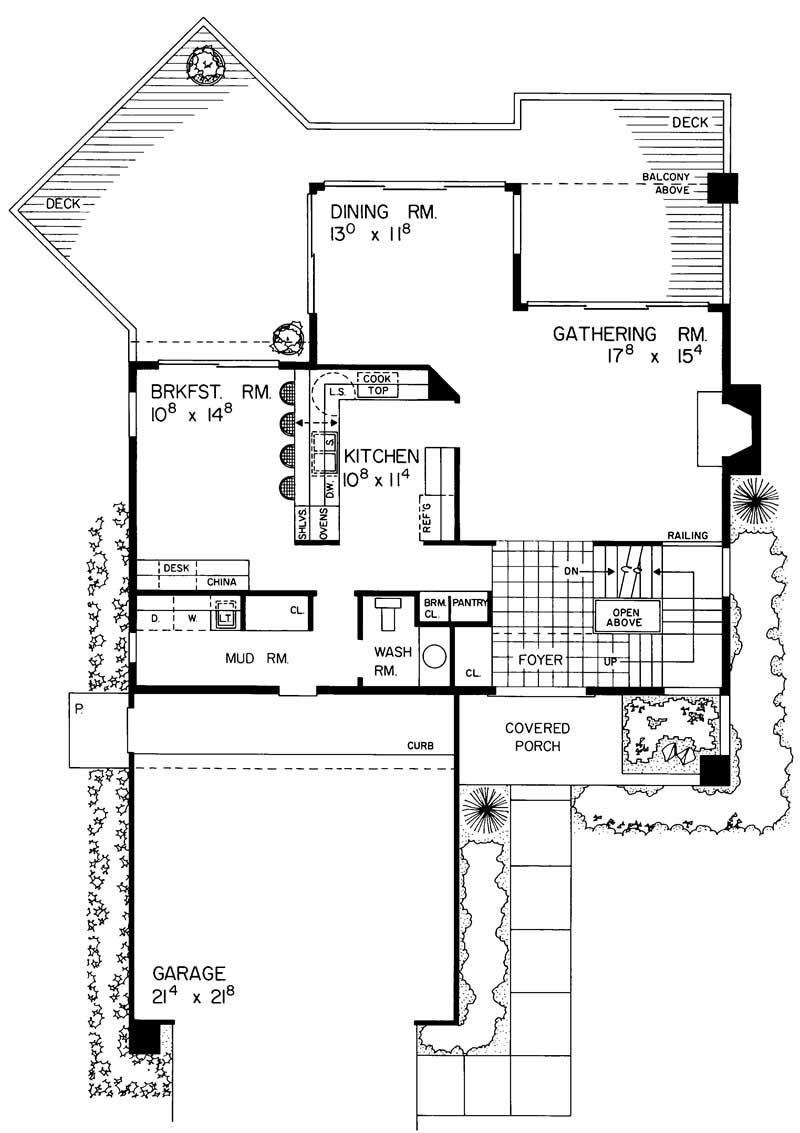 MAIN LEVEL FLOOR PLAN