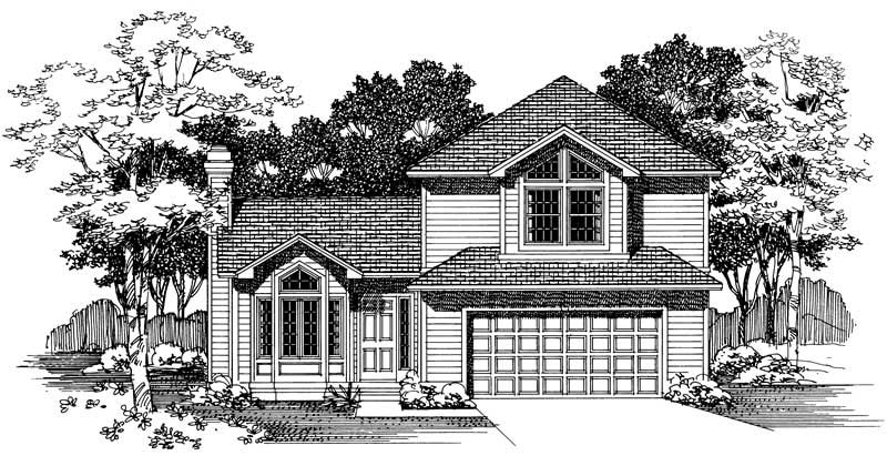 4-Bedroom, 1964 Sq Ft Ranch House Plan - 137-1446 - Front Exterior