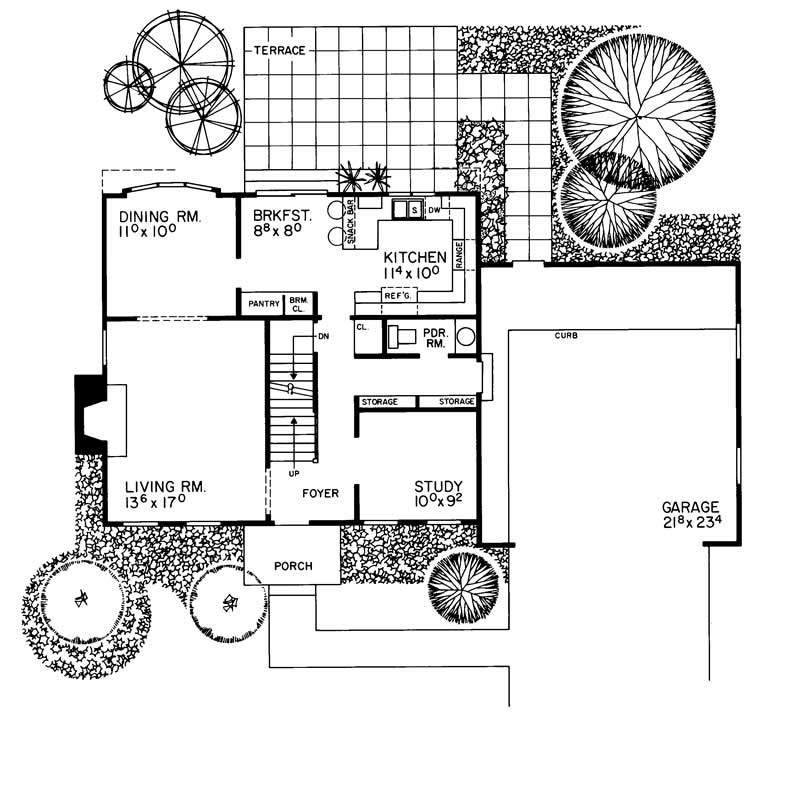 MAIN LEVEL FLOOR PLAN