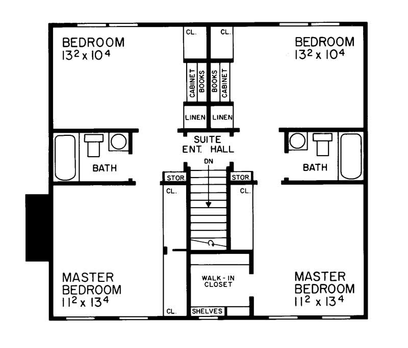 SECOND LEVEL FLOOR PLAN
