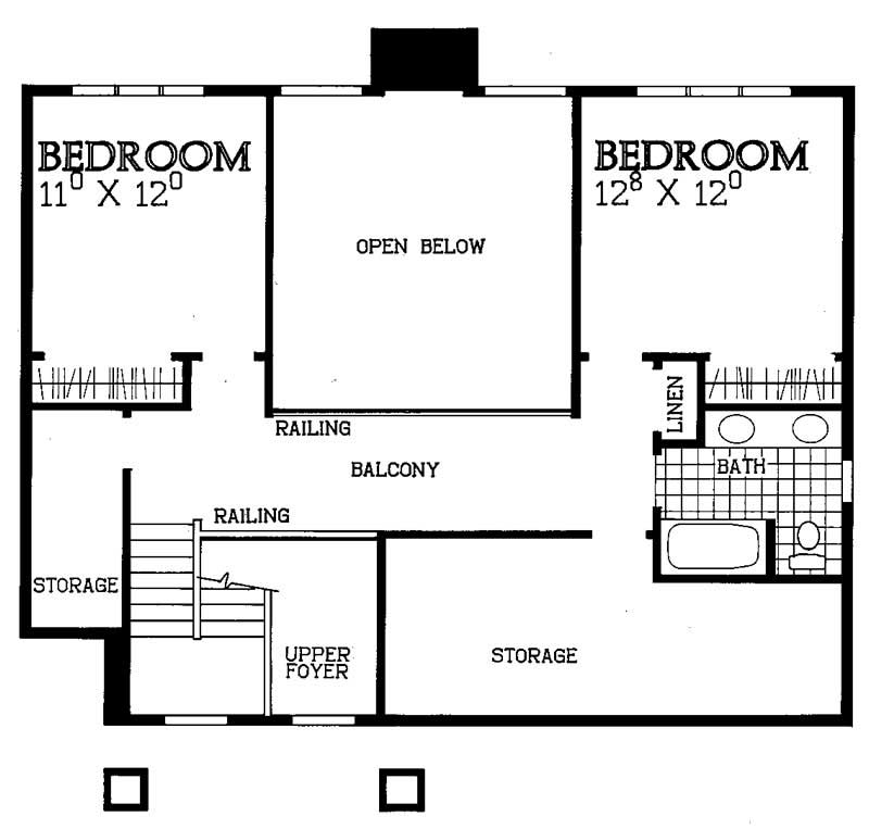 SECOND LEVEL FLOOR PLAN