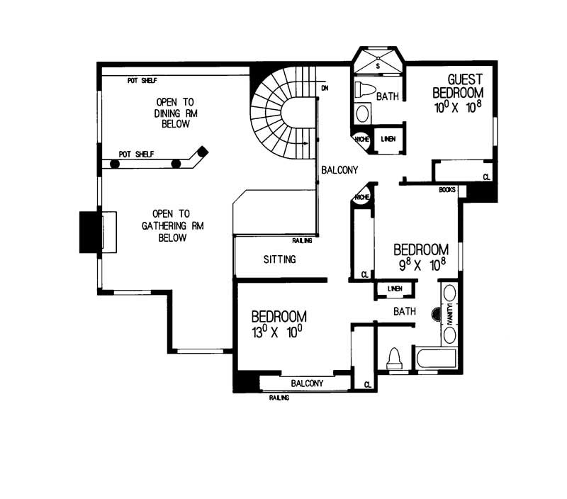 SECOND FLOOR PLAN