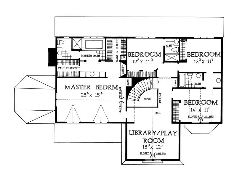SECOND FLOOR PLAN