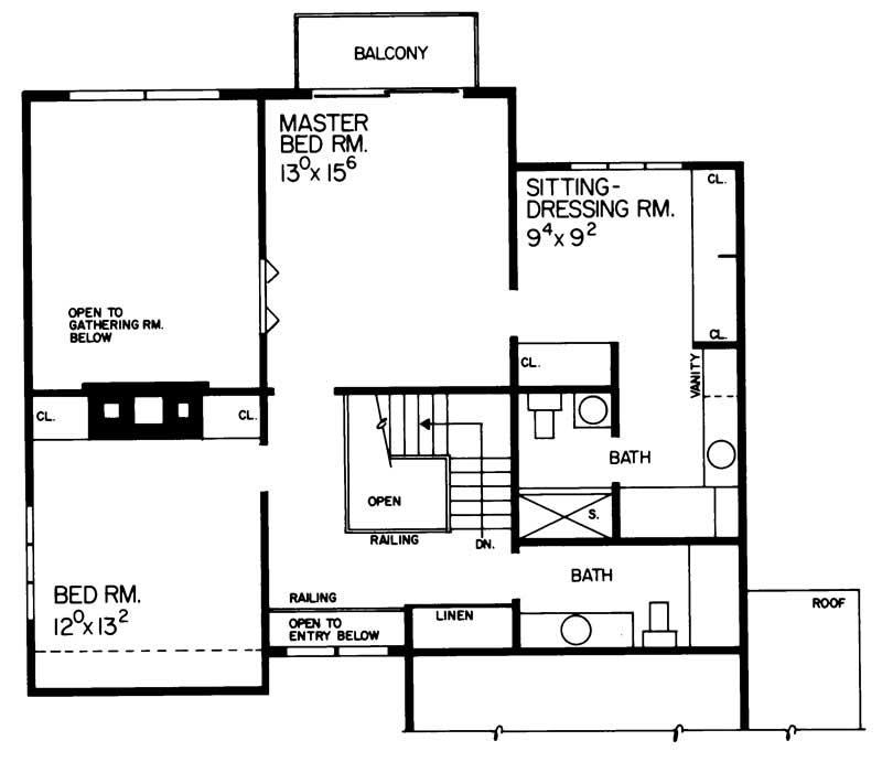SECOND FLOOR PLAN