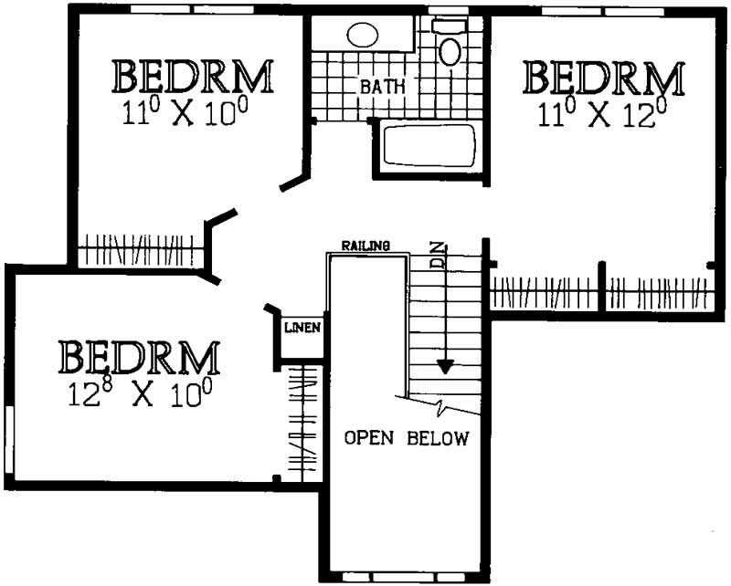 SECOND LEVEL FLOOR PLAN