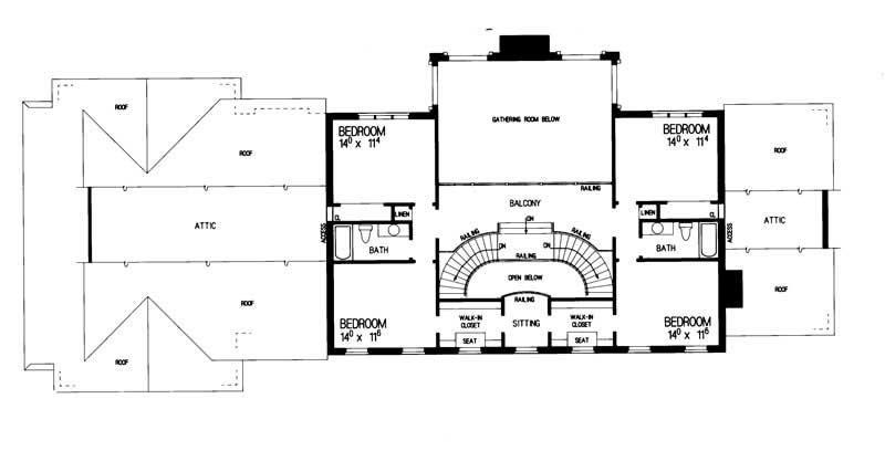 SECOND FLOOR PLAN