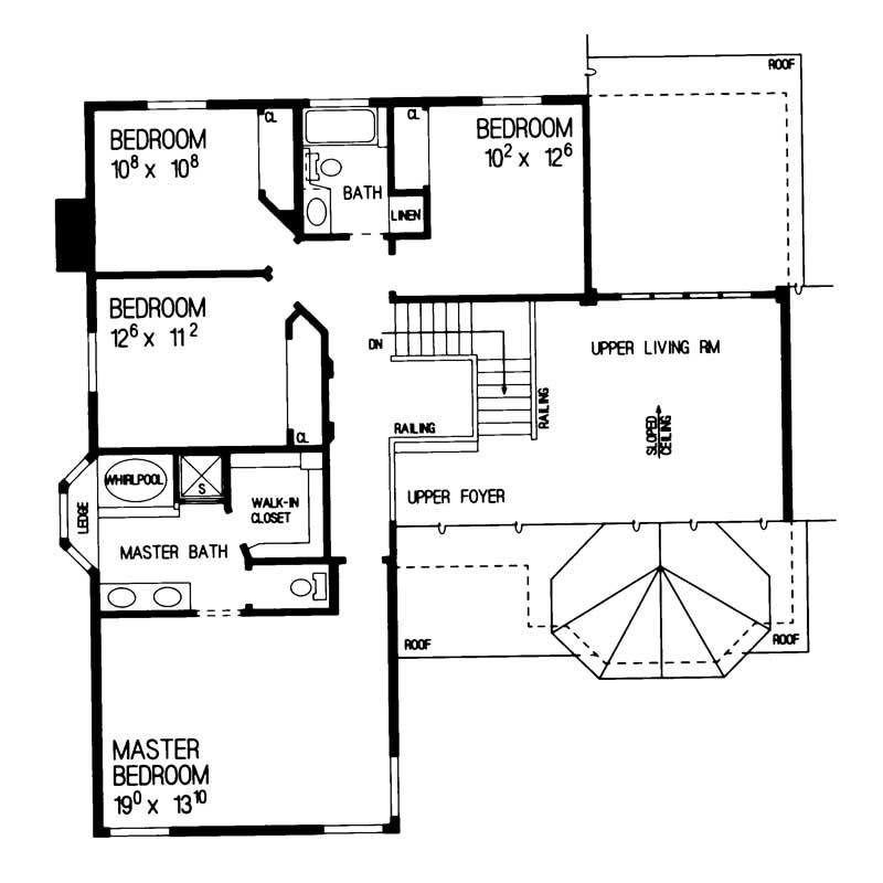 SECOND LEVEL FLOOR PLAN