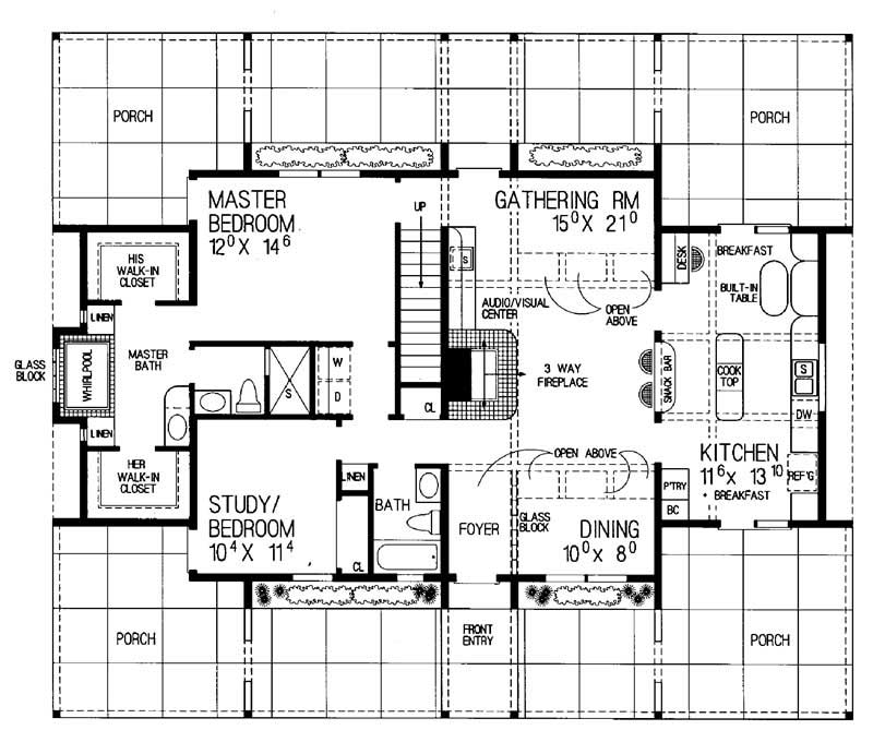 MAIN LEVEL FLOOR PLAN