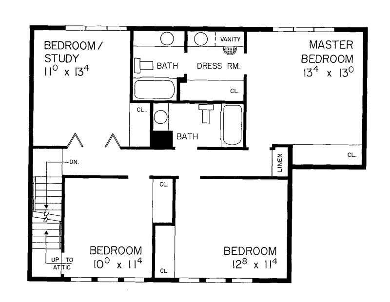 SECOND LEVEL FLOOR PLAN