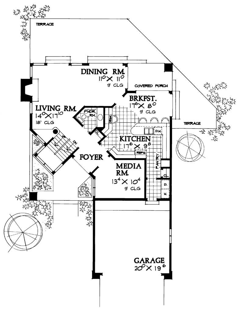 MAIN LEVEL FLOOR PLAN