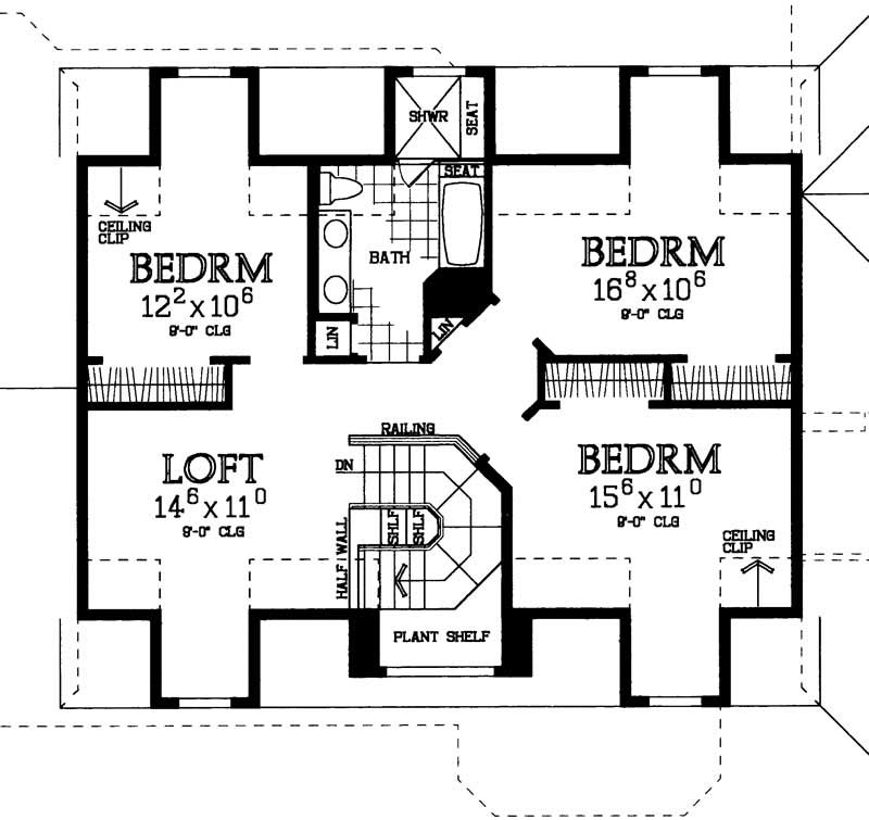 SECOND FLOOR PLAN