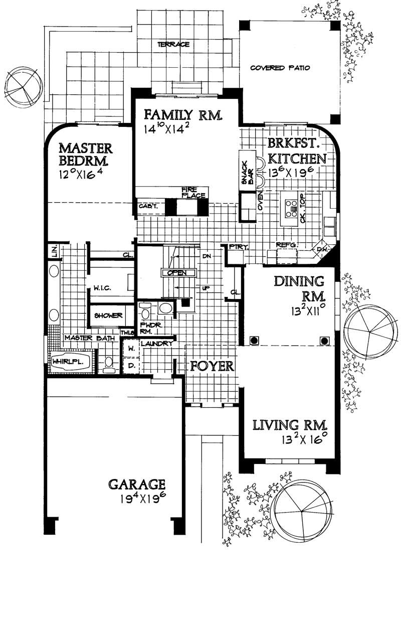MAIN LEVEL FLOOR PLAN