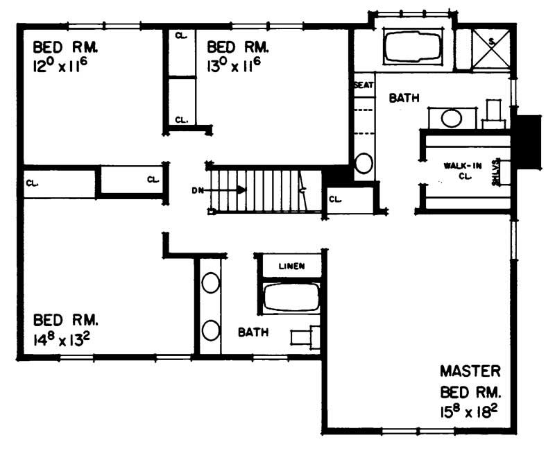 SECOND FLOOR PLAN