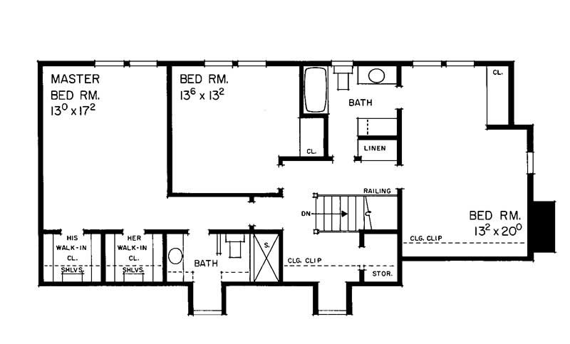 SECOND FLOOR PLAN
