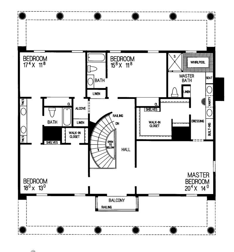 SECOND FLOOR PLAN