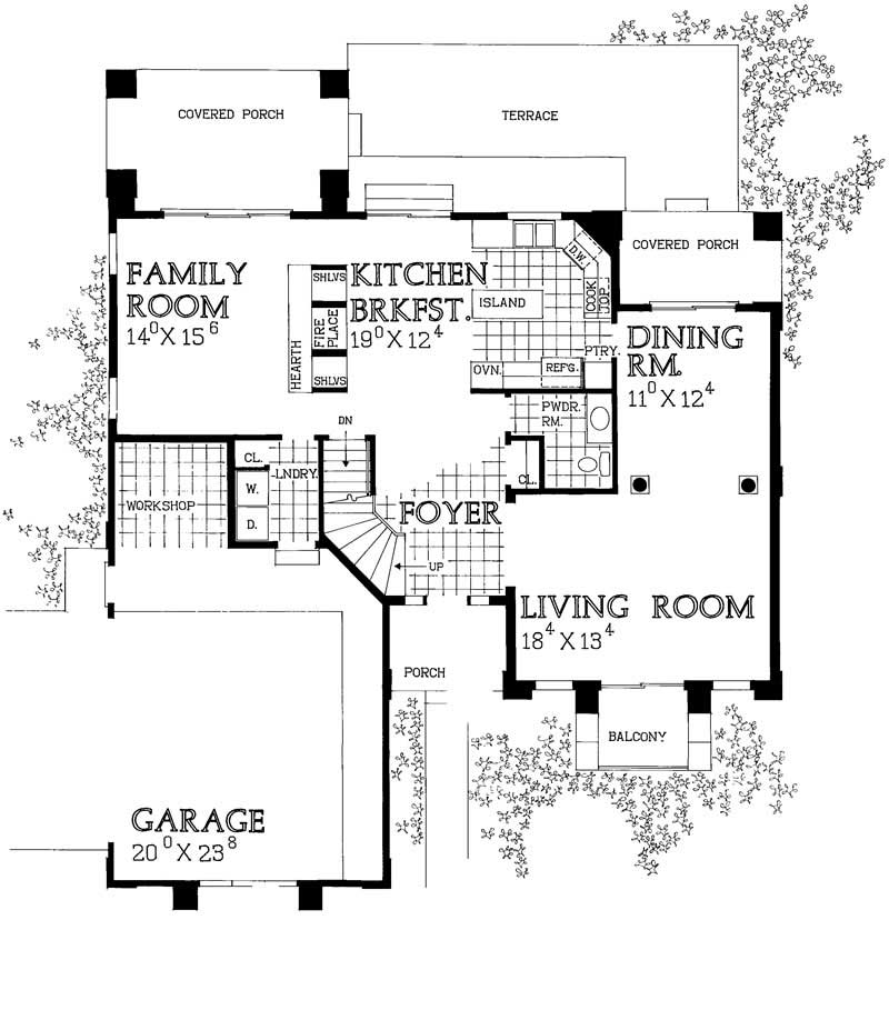 MAIN LEVEL FLOOR PLAN