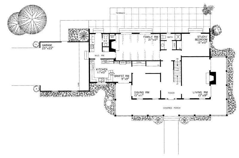 MAIN LEVEL FLOOR PLAN