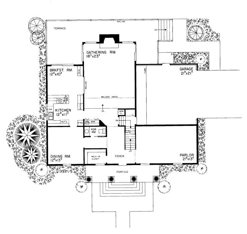 MAIN LEVEL FLOOR PLAN