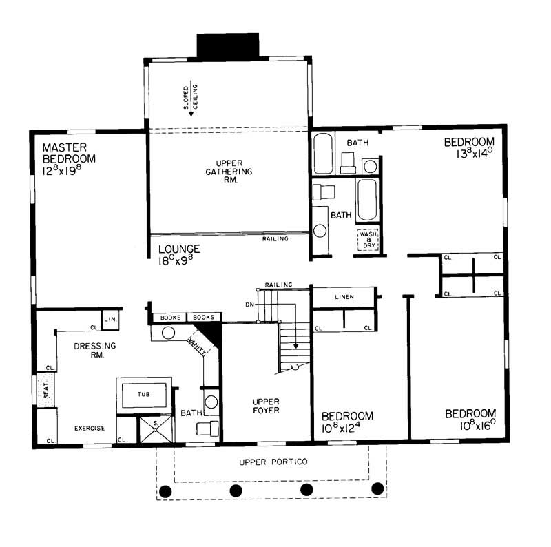SECOND LEVEL FLOOR PLAN