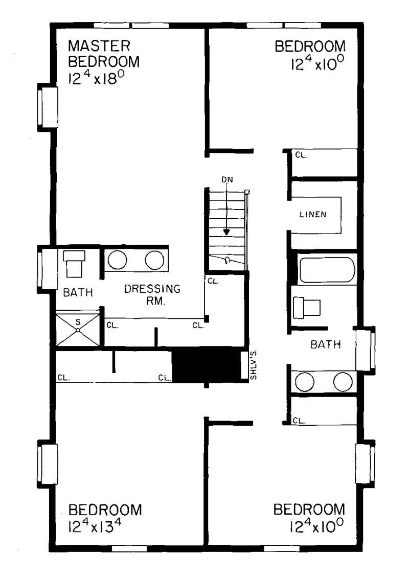 Floor Plan Second Story