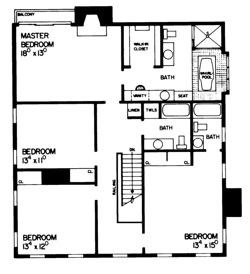 SECOND FLOOR PLAN