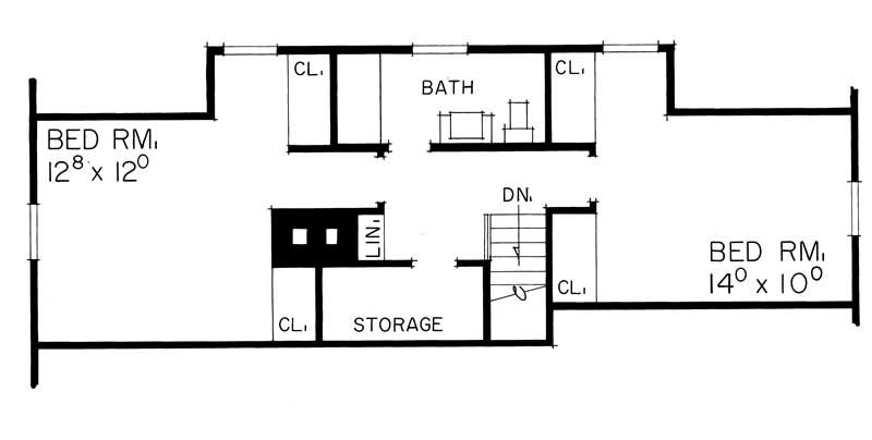 SECOND FLOOR PLAN