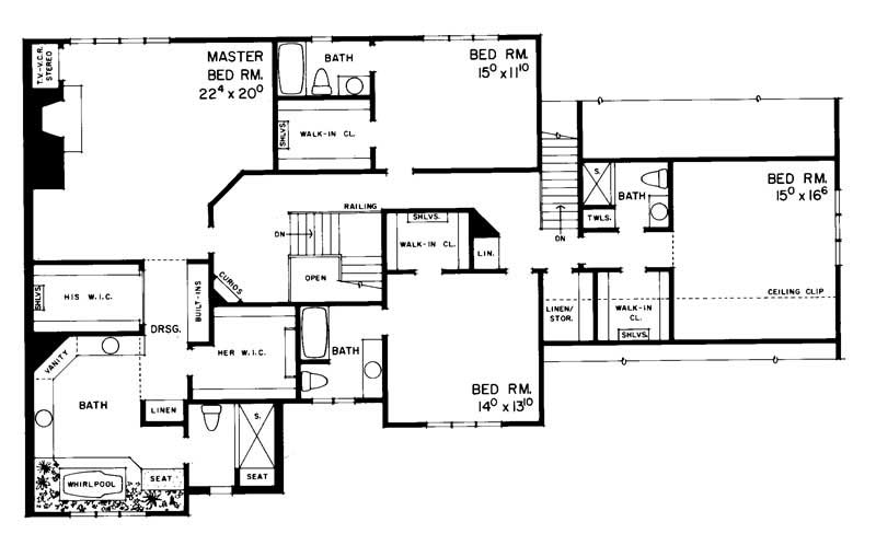 SECOND FLOOR PLAN