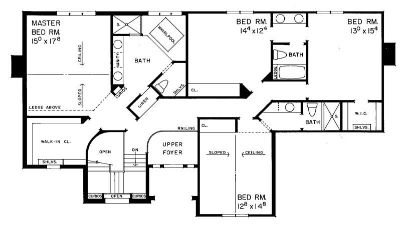 SECOND FLOOR PLAN